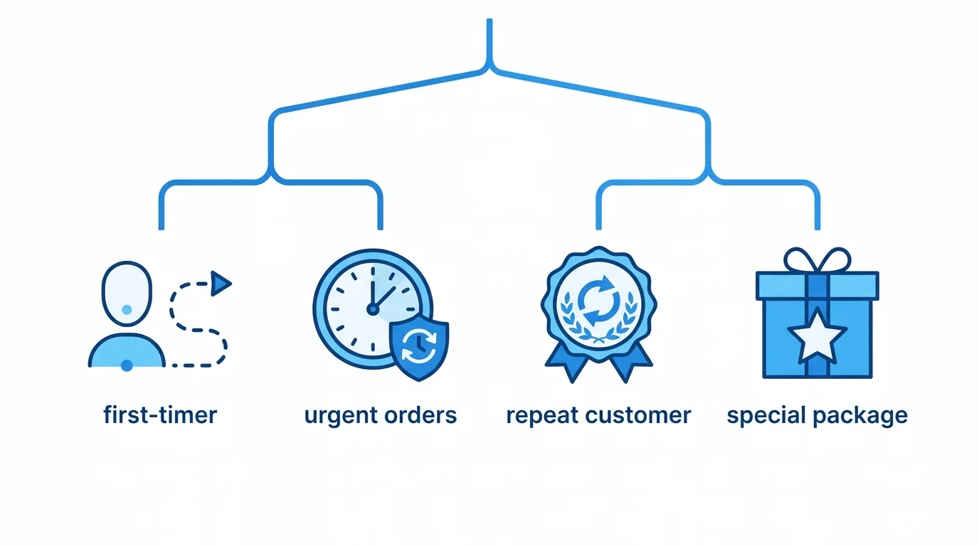 이용 상황에 따라 직접 주문과 비교 플랫폼을 선택하는 가이드 이미지