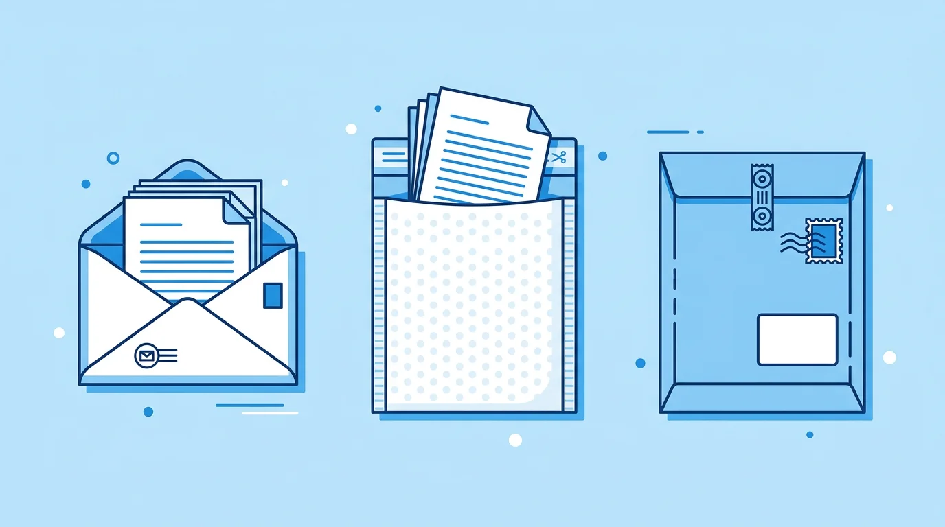 서류 포장 방법