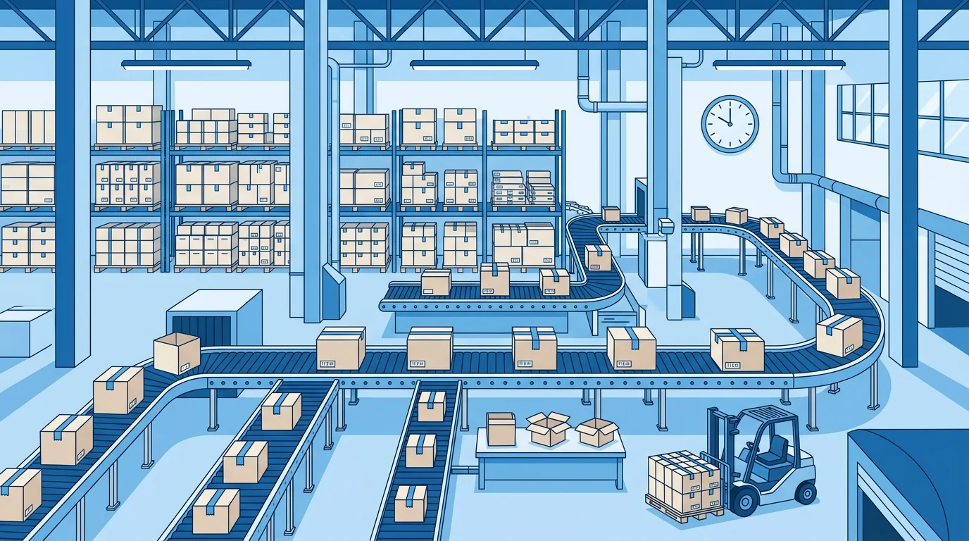 물류 창고와 배송 준비
