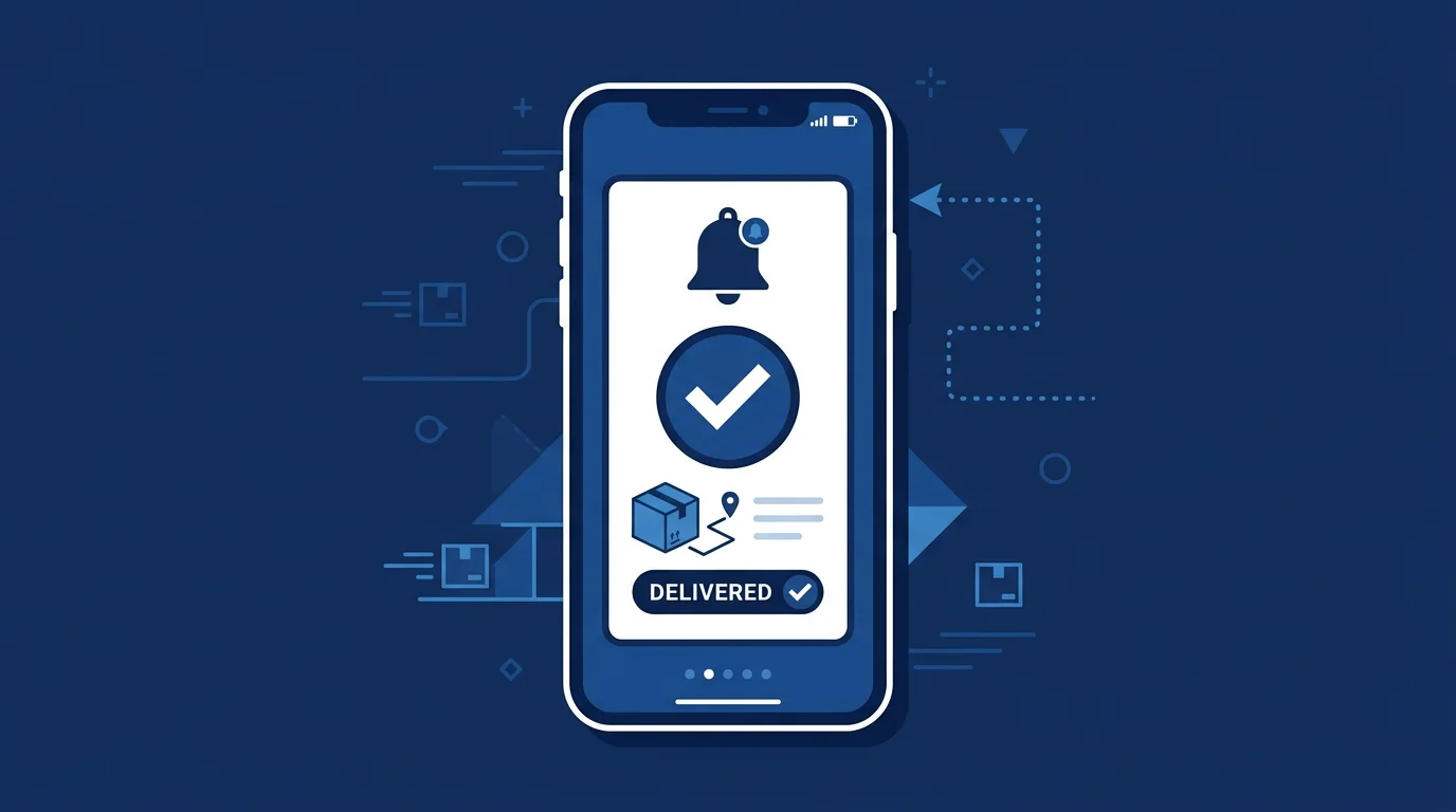 스마트폰 알림 확인