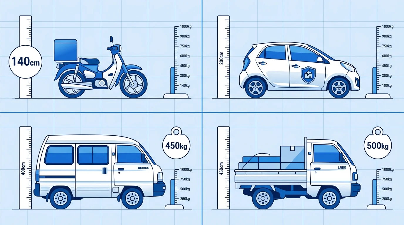 오토바이 퀵 다마스 퀵 라보 퀵 소형차 차량 선택 비교 표
